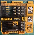 Dewalt Maxfit Ultra 35-PIECE Drill & Screw Bit Set Impact Rated Anti-snap Design New. Price: $21.59.