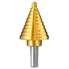 Titanium Step Drill Bit, 1/4" To 1-3/8" For Metal, 10 Sizes Hss New. Price: $15.99.