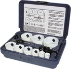 E0212170 Boxed Blu-mol Xtreme Bi-metal Hole Saw Journeyman's Kits, 13-PIECE New. Price: $120.39.