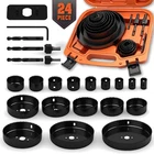 Horusdy Saw Set 24PCS Kit,hole Drill Bit 3/4"-6" (19-152M New. Price: $25.09.