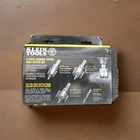Klein Tools 31872 Heavy Duty Hole Saw Kit, Includes Carbide Cutters New. Price: $96.00.