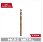 Milwaukee 48-89-2363 5 Pc 1/4" Red Helix Cobalt Bit Set New. Price: $10.00.