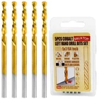 Smjxtop 5PCS 7/64" M35 Cobalt Left Hand Drill Bits Set For Removing New. Price: $14.76.