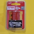 New!! Milwaukee 49-56-5625 1-3/8" 35MM Diamond Plus Hole Saw. Price: $14.99.