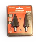 Bauer 1891A-B8 4" & 5" Step Drill Bits 3/8 Shaft Metal Plastic Wood (64648) New. Price: $23.99.
