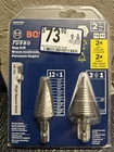 Bosch Turbo Piece Step Drill Bit Set Hss 3/16"-1 1/8" (IMSDC002) Nib New. Price: $52.95.