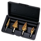 Ideal 35-520 1/8"- 1-3/8" Electrician's Step Bit Kit With Blow-molded Case New. Price: $273.55.