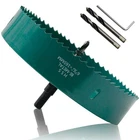 Qjaiune 165MM/6.5" Hole Saw Bi-metal 6-1/2" 165MM, With Arbor New. Price: $26.73.