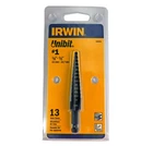 Irwin Unibit 1/4 Inch Step Drill 8 To 1/2 For Thin Materials New. Price: $27.38.