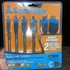 Spyder 8-PIECE Spade Bit Set 11036CA-2 Bonus New. Price: $17.00.