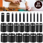 25PCS Leather Circle Cutter Tool Set 1-25MM Steel Round Hole Punch Cutting Dies New. Price: $13.28.