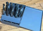 Jumbo Usa Drill Bit Set 9/16" -1" Lot Reduced Shank Tools Huot Index Hanson Used. Price: $180.00.