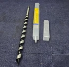 (qty 3) Irwin 3043011: 7/8" X 17" Weldtec Ship Auger Bit, 7/16" Impact Shank Open. Price: $74.69.
