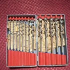 Craftsman Auger Drill Bit Set 13-PIECE 4/16 16/16 Metal Case Woodworking New. Price: $50.00.