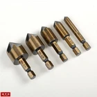 5 Pc Metal Steel Counter Sink Tool Bit Set New. Price: $23.19.