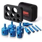 Marsbase Diamond Core Drill Bits Kit, 10 Pcs Serrated Tile Blue New. Price: $63.20.