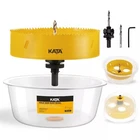 Kata 6-1/4" Hole Saw W/ Dust Bowl For 6" Led Recessed Ceiling Light Install New. Price: $25.76.