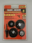 Black & Decker Hole Saw Kit Assorted 5-PIECE #71-120 New. Price: $9.95.
