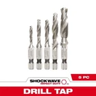 Milwaukee Shockwave Impact Duty Drill & Tap Bit Set 5PC 48-89-4875 Metric New. Price: $22.59.