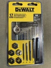 Dewalt Sae DWA1451 17PC Fractional Tap & Hex Die Set New. Price: $33.95.