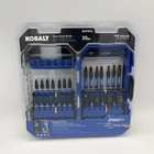 Kobalt Xtr Set Screwdriver Bit 35 - Piece New. Price: $24.30.