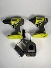 Ryobi One+ 18V Drill Driver & Impact Combo Kit Charger No Batteries P1817 Open. Price: $65.00.