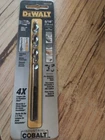 Dewalt DWA1220 Cobalt Pilot Point Drill Bit 5/16 In, Mpn New. Price: $10.00.