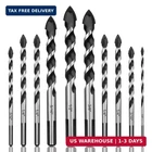 Hphope Masonry Drill Bit Set, 10 Piece Concrete For Tile, Glass, New. Price: $18.11.