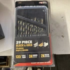 Cle-line Black & Gold Drill Bit Set (29 Pieces) (C18130) New. Price: $97.99.