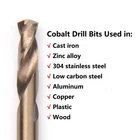 1/8" Cobalt Drill BITS(10PCS), M35 Hssco High Speed Steel Double Ends Stubby ... New. Price: $21.34.