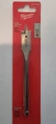 Milwaukee 48-27-0621 5/8" X 6" Flat Boring Bit New. Price: $5.49.
