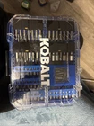 Kobalt 106 Pc Power Tool Drill Bit & Drive Set With Carry/storage Case # 0515933 Open. Price: $19.99.
