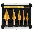 Comoware Step Drill Bit Set 5-PIECE Titanium-coated With Automatic Cen New. Price: $32.89.
