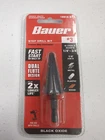 Bauer 1 Pc #3 Black Oxide Step Drill Bit New. Price: $17.99.
