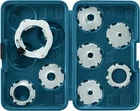 Bosch RA1128 8-PIECE Router Template Set With Included Storage Case And Threaded New. Price: $43.90.