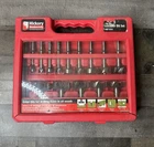 Hickory Forstner Woodworking 16 Pc Bit Set Open. Price: $35.99.