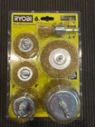 New Ryobi Wire Wheel Assortment Set (6-PIECE) A72601. Price: $12.55.