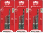 3 Pack -milwaukee 48-89-4444 Shockwave Impact Hex Shank Drill Bit Set New. Price: $25.99.