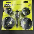 Ryobi Carbon Hole Saw Set A10HS09 Drill Sizes (1 1/4", 1/2", & 1/8") New. Price: $18.99.
