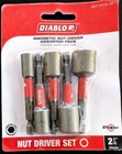 New Diablo Pc. Magnetic Nut Driver Assorted Pack 2-9/16" LONG-DNTSL-S5-F. Ship. Price: $14.14.