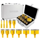 Highdril 11PCS Diamond Hole Saw Kit 1/4", 5/16", 3/8", 4/5", 1", 1-1/8", 1-... New. Price: $136.03.