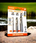 Warrior Spiral Mortising Bit Set, 3 Pc .high Speed Steel New. Price: $20.06.