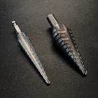 Milwaukee 3/16 In. - 7/8 #4 Black Oxide + Irwin 1/2 Step Drill Bits Used. Price: $19.99.