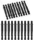 10PCS Impact Adapter Square Socket Set 1/4 Tip Drill New. Price: $13.99.