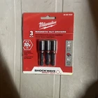 Milwaukee 49-66-4522 1/4" Magnetic Nut Driver New. Price: $11.49.