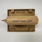 Kraft Tool Co. 6"X 4-1/2" 1/4"R 1"D Deep Bit Bronze Groover With Wood Handle New. Price: $67.99.