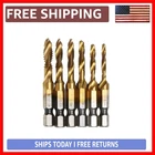 6-PC 8-32NC Combination Drill Tap Bit Set Sae 6-32NC 10-24NC 10-32NC 1... New. Price: $18.05.