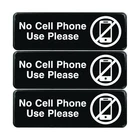 Excello Global Products No Phone Use Please Wall Sign, 9 3, 3/PACK New. Price: $17.65.