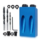 Zlmondee 14PCS Pocket Hole Jig Kit, 15 67X38MM / 2.64X1.50IN, Blue, Black New. Price: $21.03.