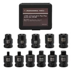 Mayouko 11PCS 3/8" Drive Sae Pipe Plug Socket Set, Tapered Male One Size New. Price: $37.31.